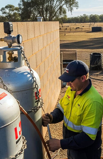 Gas Fitter Cylinder